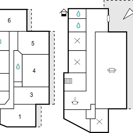 Six Bedroom Holiday In Mlynky بيت للعطل *
